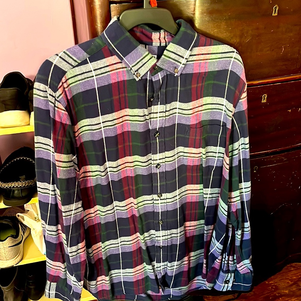 Club Room Large Flannel Shirt